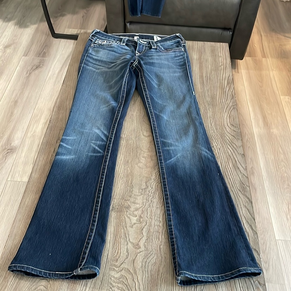 True Religion Jeans with Crystal button